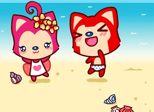 After that, Mốc and Bia will go to many places together